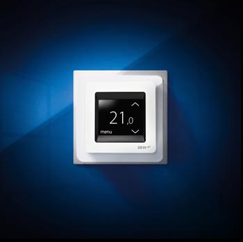 karbon ısıtma için yer sensörlü program yapılabilir termostat